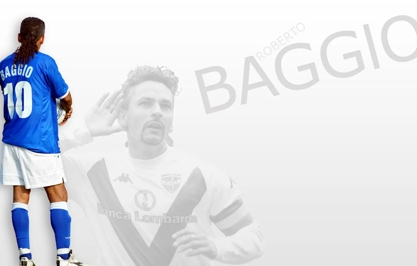 Photo wallpaper football, player, Brescia Calcio, Roberto Baggio, The Divine Ponytail, Brescia, Roberto Baggio