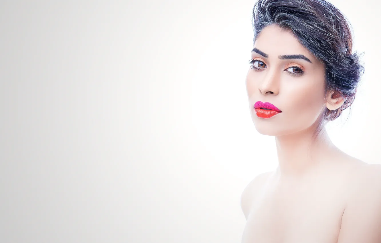 Photo wallpaper girl, hot, sexy, eyes, smile, beautiful, figure, model