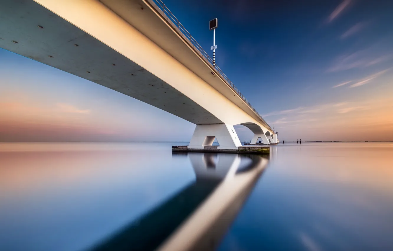 Photo wallpaper bridge, Holland, Zierikzee, State Of Minnesota