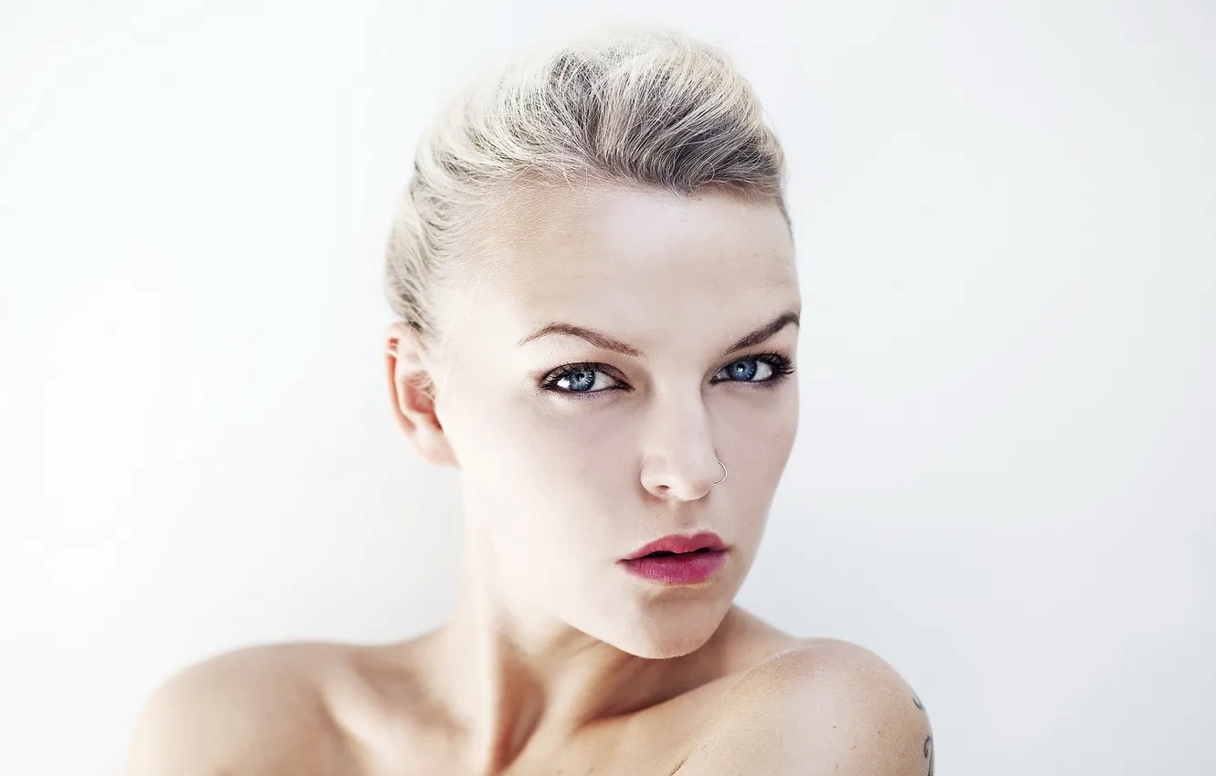 Photo wallpaper girl, background, portrait