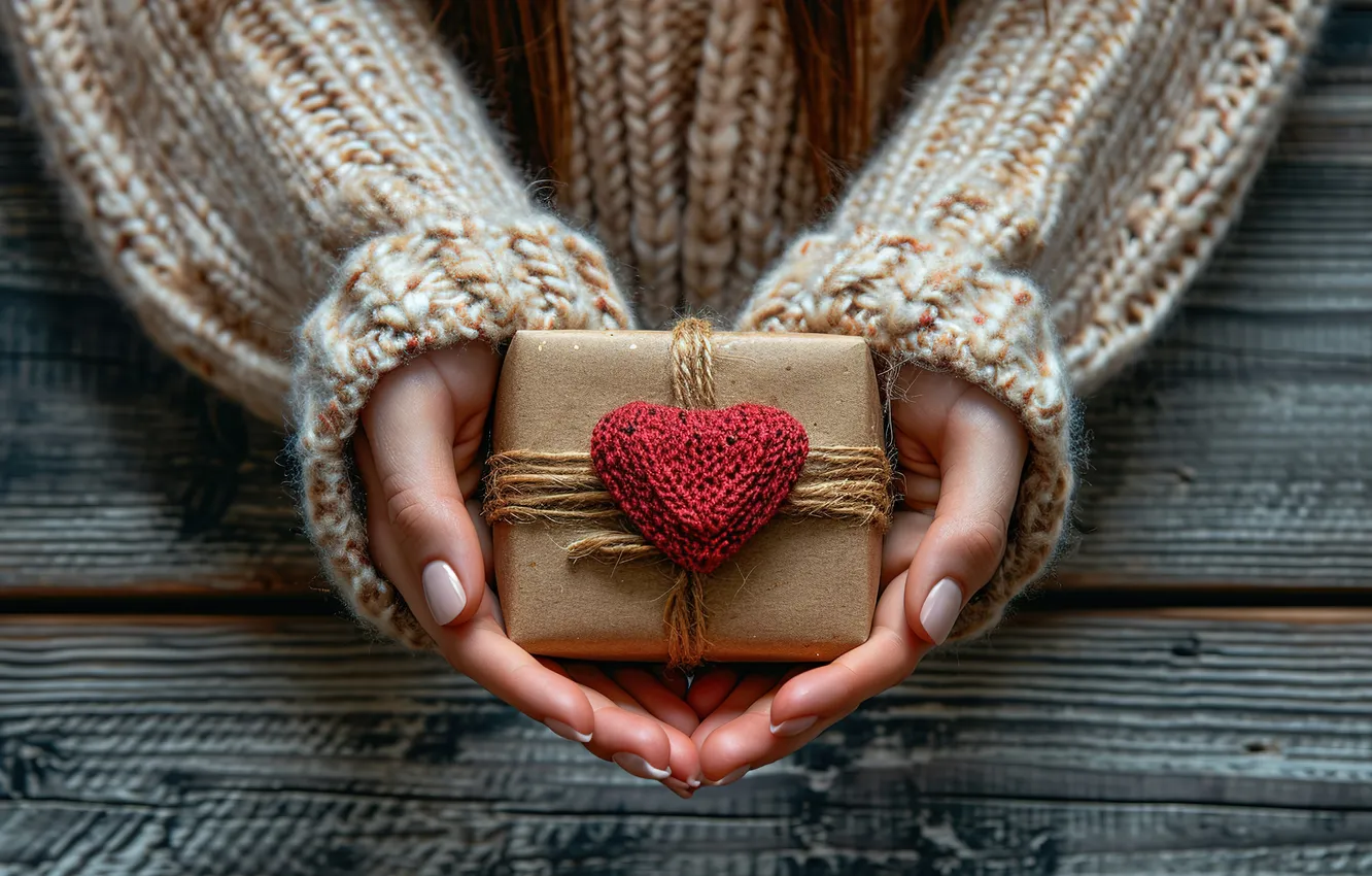 Photo wallpaper love, romance, heart, hands, love, Valentine's day, heart, romantic