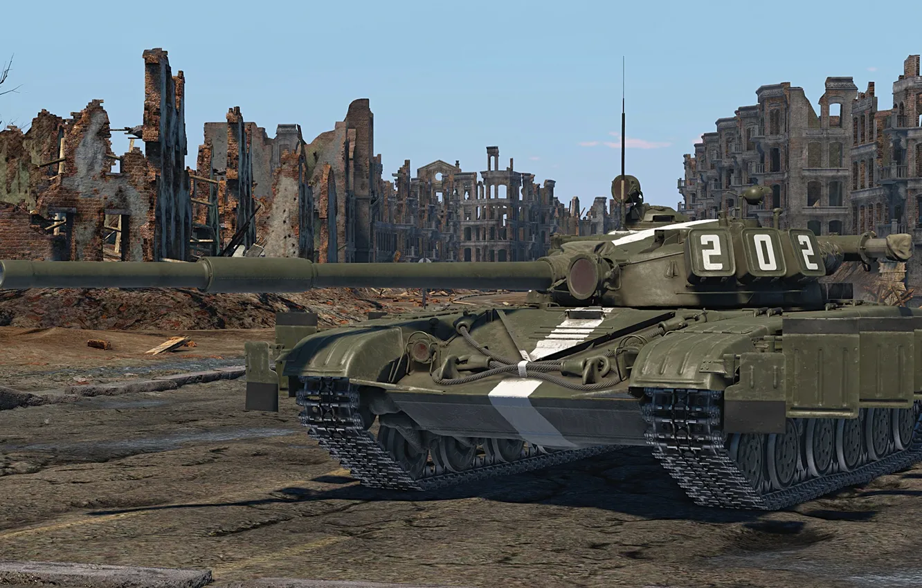 Photo wallpaper USSR, main battle tank, T-64