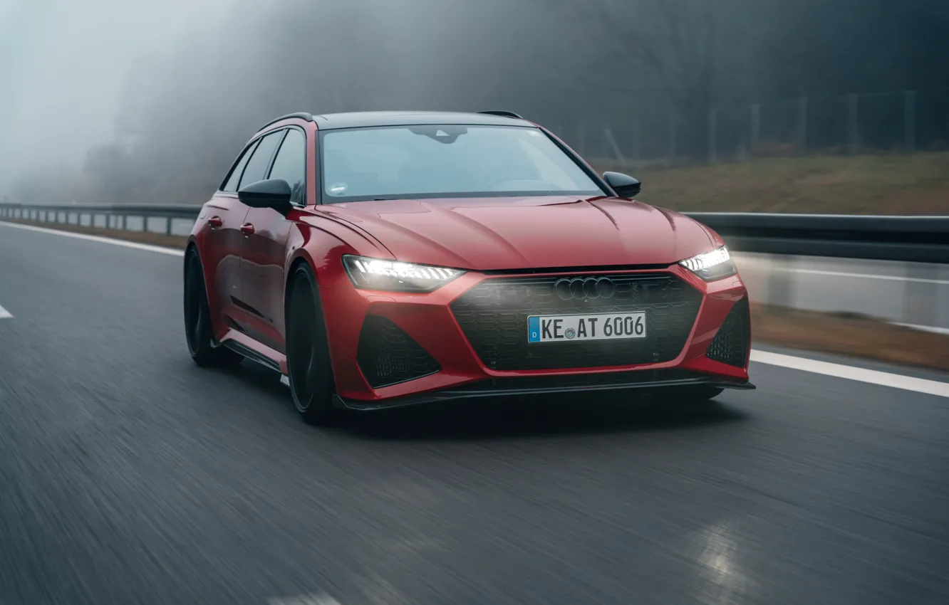 Photo wallpaper Audi, light, RS6