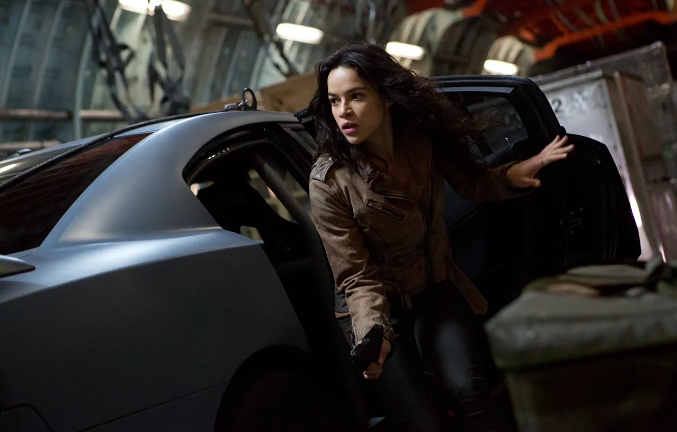 Photo wallpaper look, girl, actress, brunette, Michelle Rodriguez, Michelle Rodriguez, The Fast and the Furious 6, Fast …