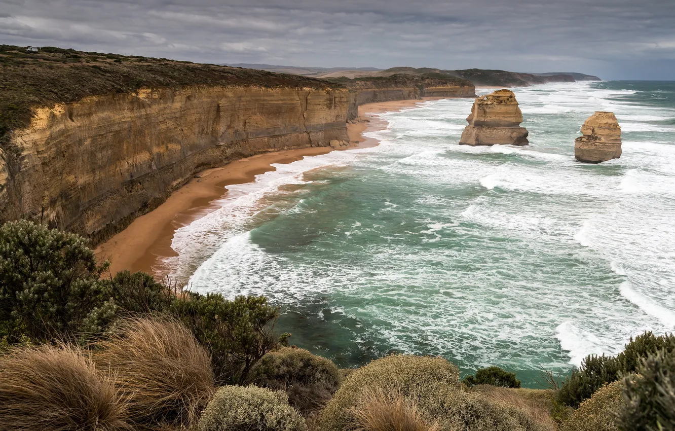 Photo wallpaper sea, landscape, Australia, Victoria, Princetown