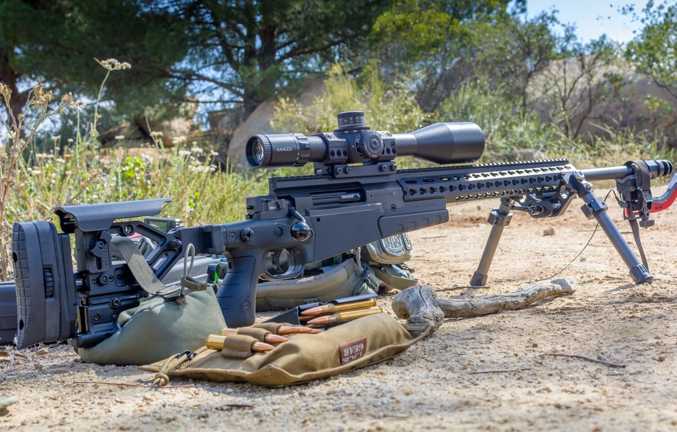 Photo wallpaper weapons, optics, cartridges, rifle, sniper