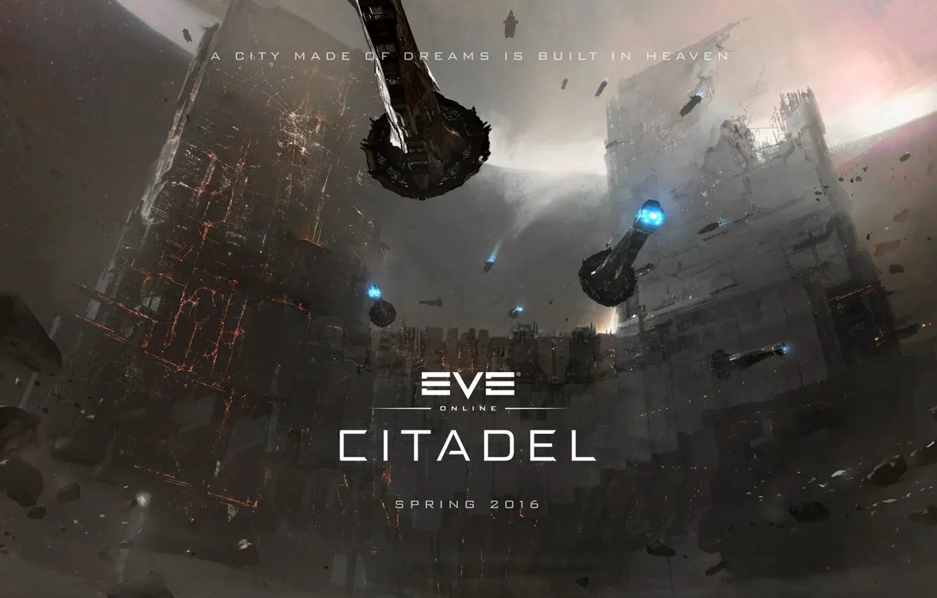 Photo wallpaper space, space, eve online, Citadel, CCP Games, New Eden