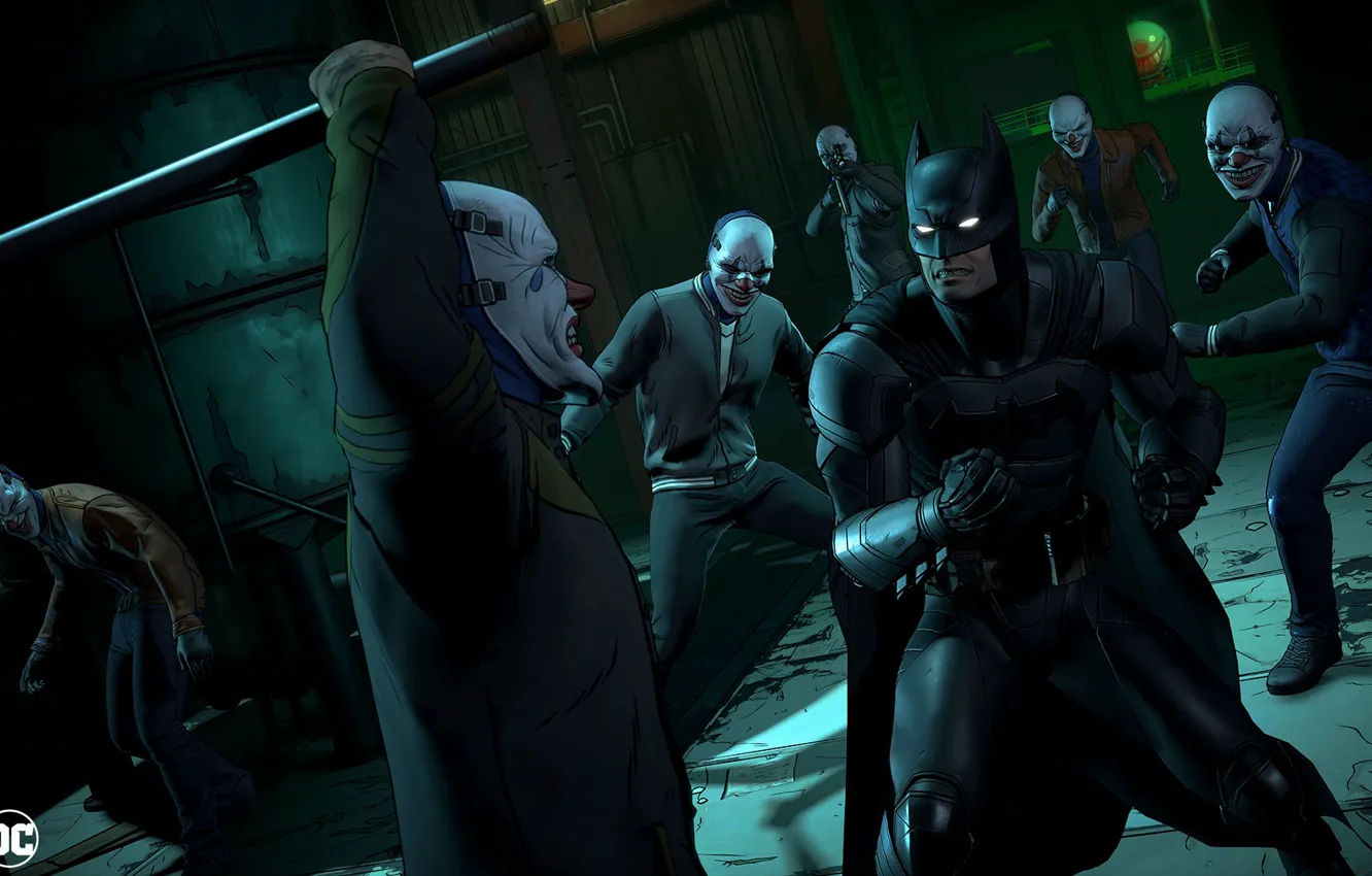 Photo wallpaper the game, mask, hero, fight, costume, Batman, the bandits, game