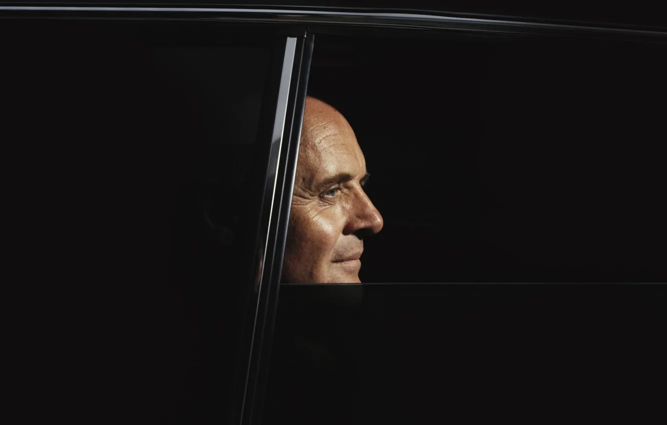 Photo wallpaper face, background, male, twilight, actor, in the car, Anthony Hopkins, Anthony Hopkins