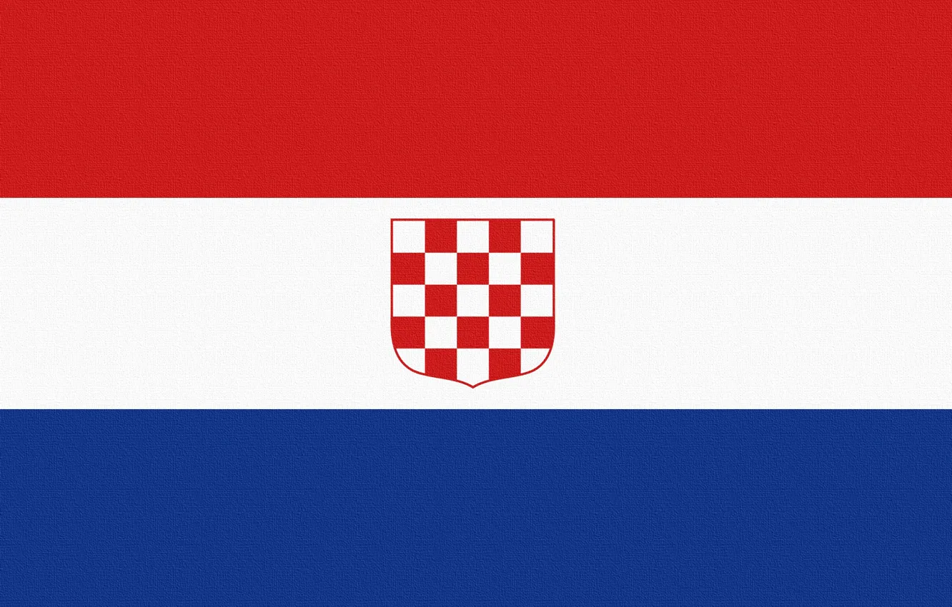 Photo wallpaper Flag, Photoshop, Croatia, Croatia