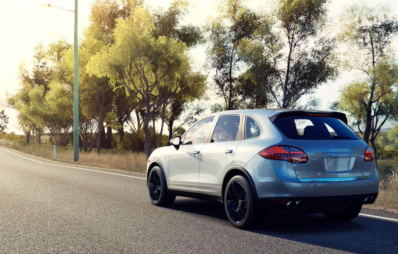Photo wallpaper Porsche, Forza Horizon 3, Cayenne Turbo