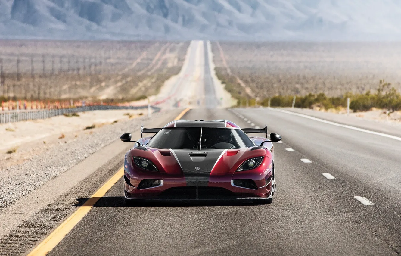 Photo wallpaper Koenigsegg, Road, Agera RS