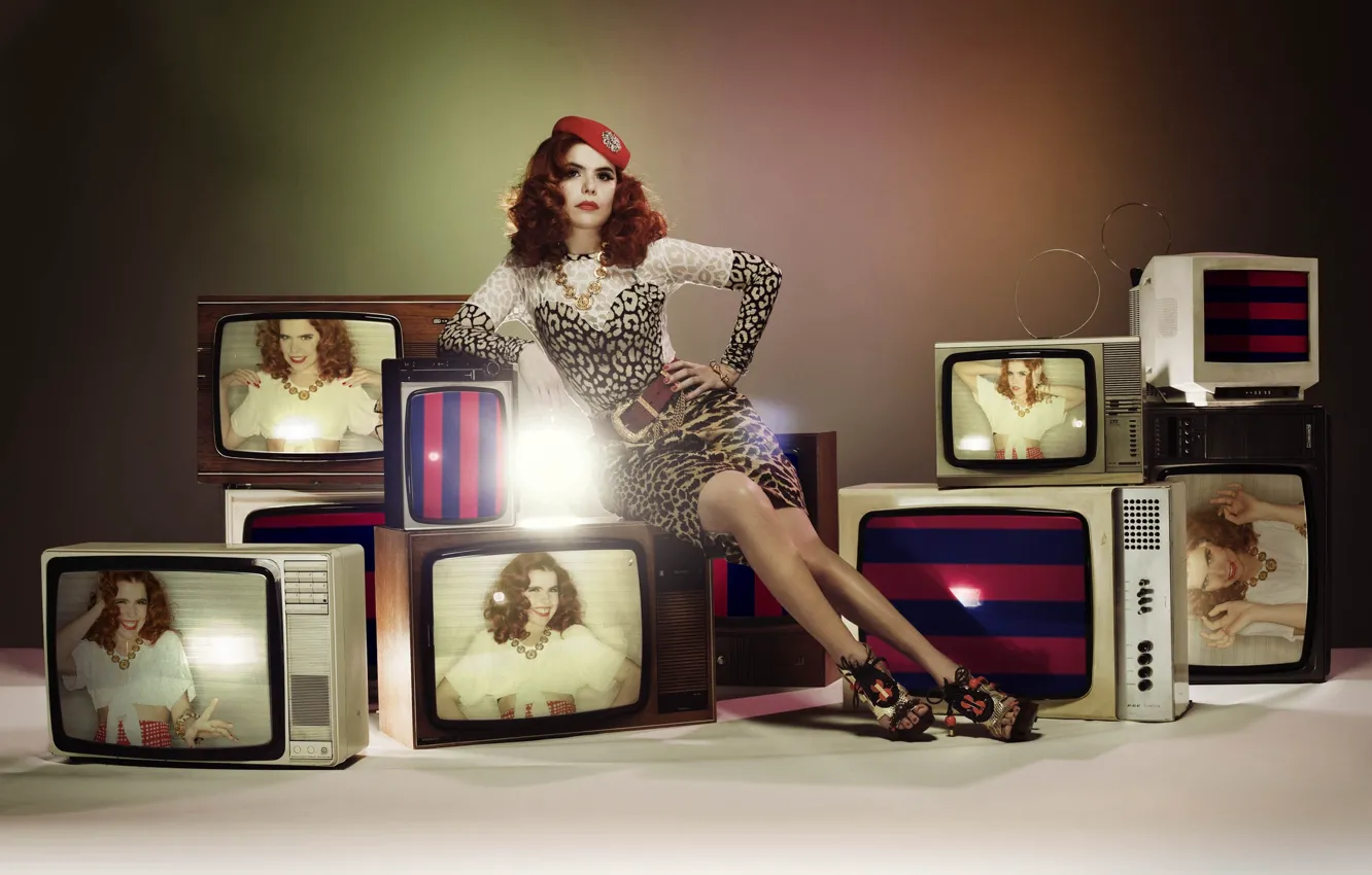 Photo wallpaper singer, redhead, Television Set, Paloma Faith