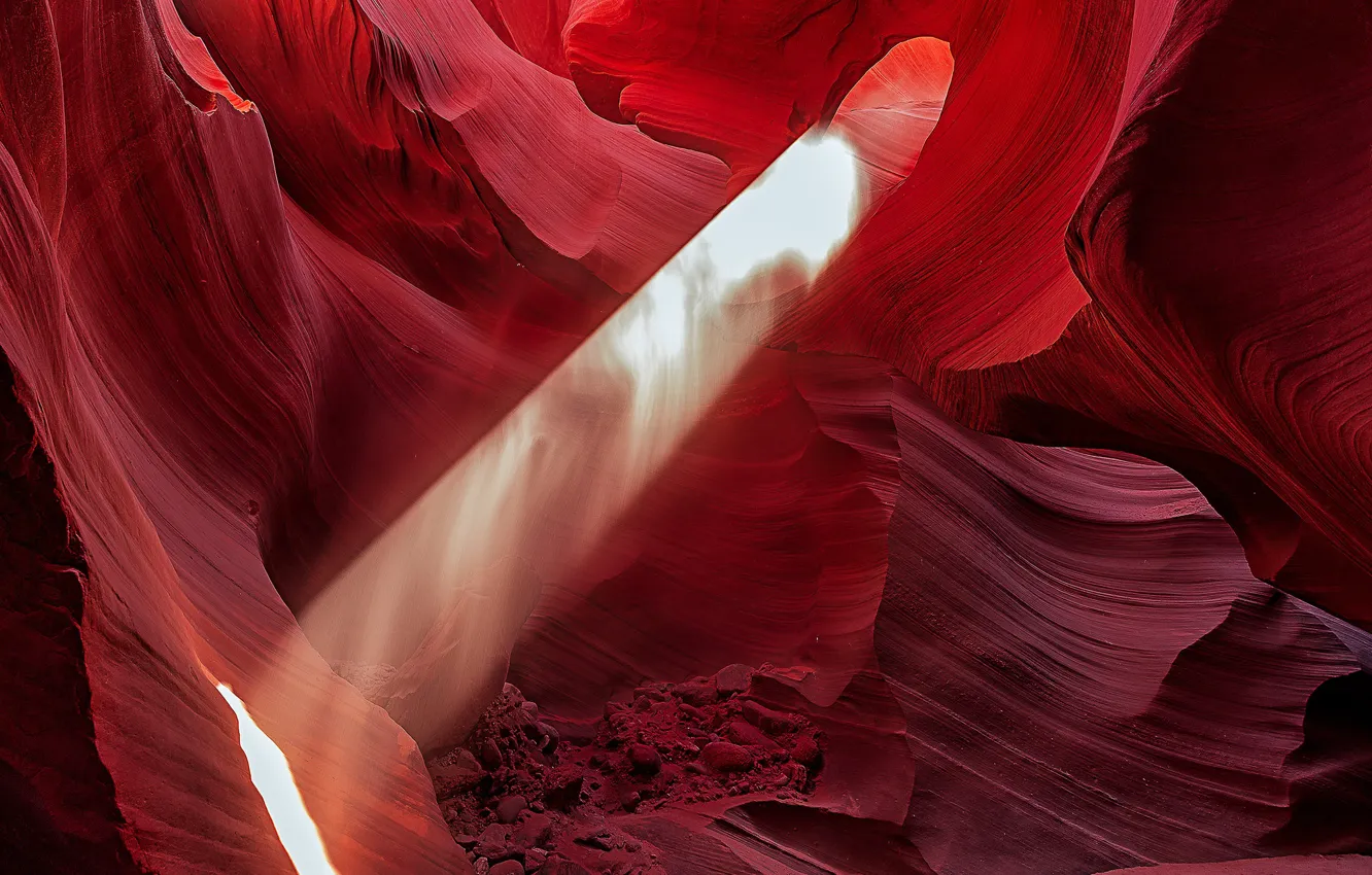 Photo wallpaper AZ, gorge, USA, antelope canyon