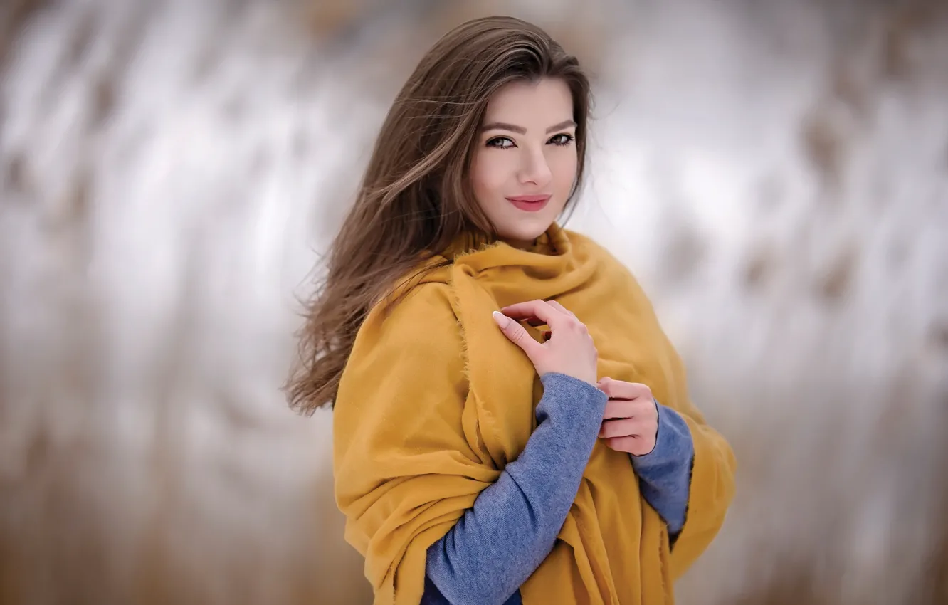 Photo wallpaper girl, portrait, Anna