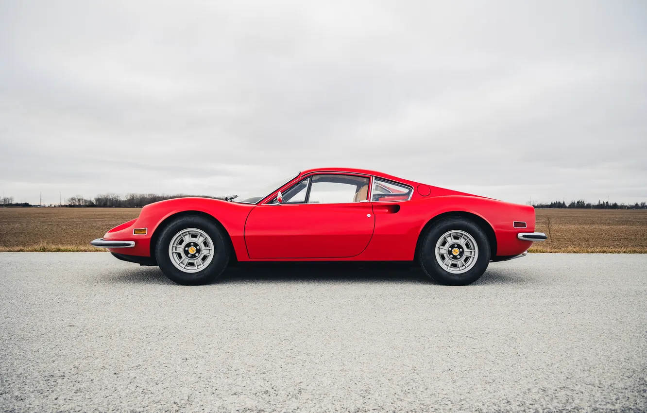 Photo wallpaper Ferrari, 1972, Dino, Ferrari Dino 246 GT