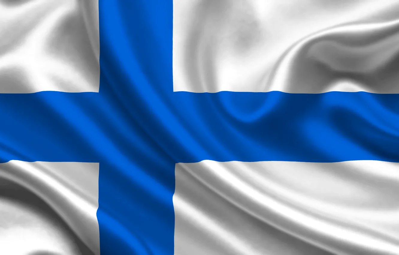 Photo wallpaper Flag, Texture, Finland, Flag, Finland, Finland, The Republic Of Finland, Suomi