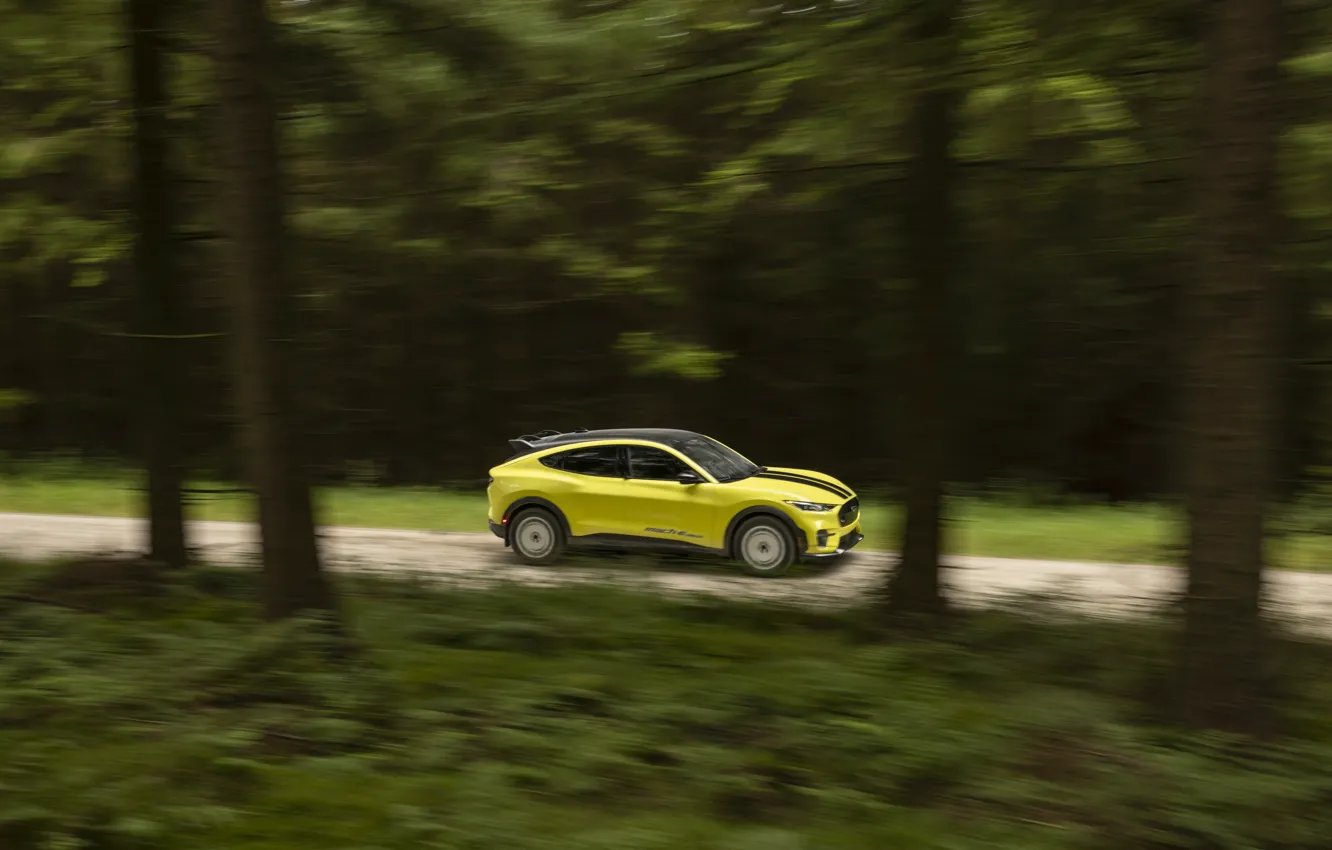 Photo wallpaper Mustang, Ford, Mach-E, Ford Mustang Mach-E Rally