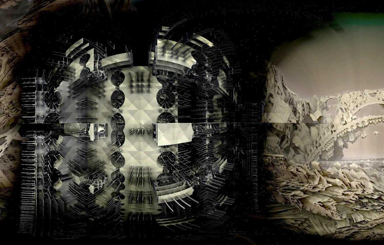 Photo wallpaper abstraction, background, texture, form, Fractal