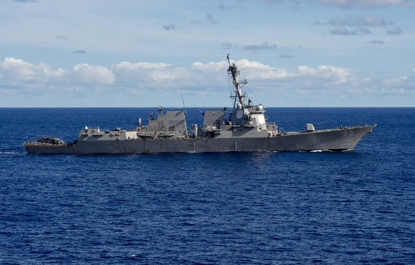 Photo wallpaper squadron, destroyer, Thirty ninth, USS Mustin, DDG 89