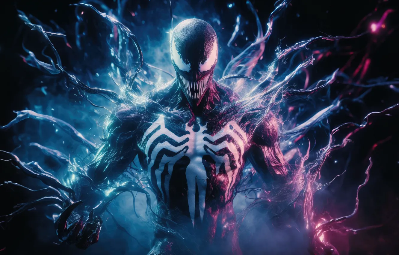 Photo wallpaper Superheroes, artist, digital art, artwork, Venom