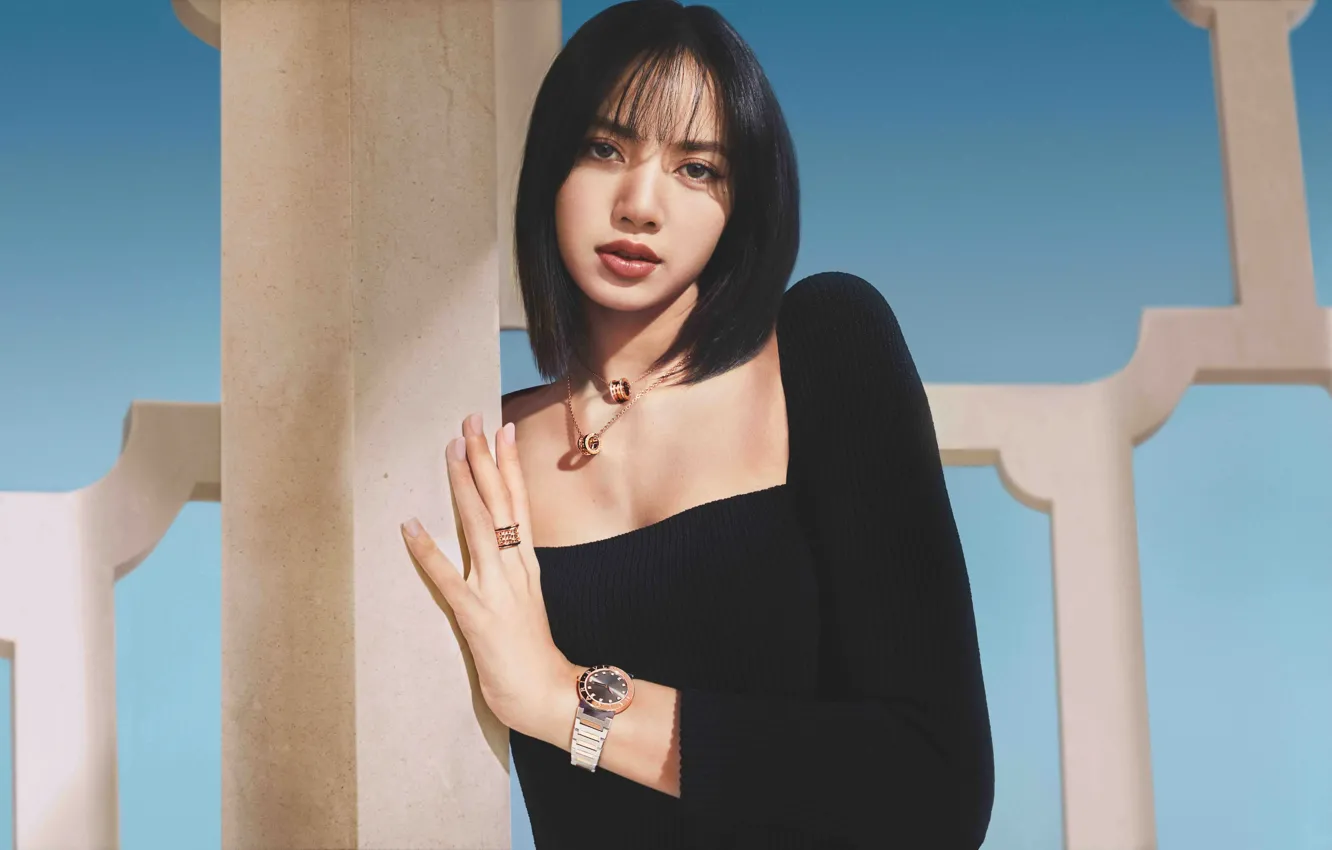 Photo wallpaper look, girl, Fox, Bvlgari, Lisa, Jewellery, Ambassador, Blackpink