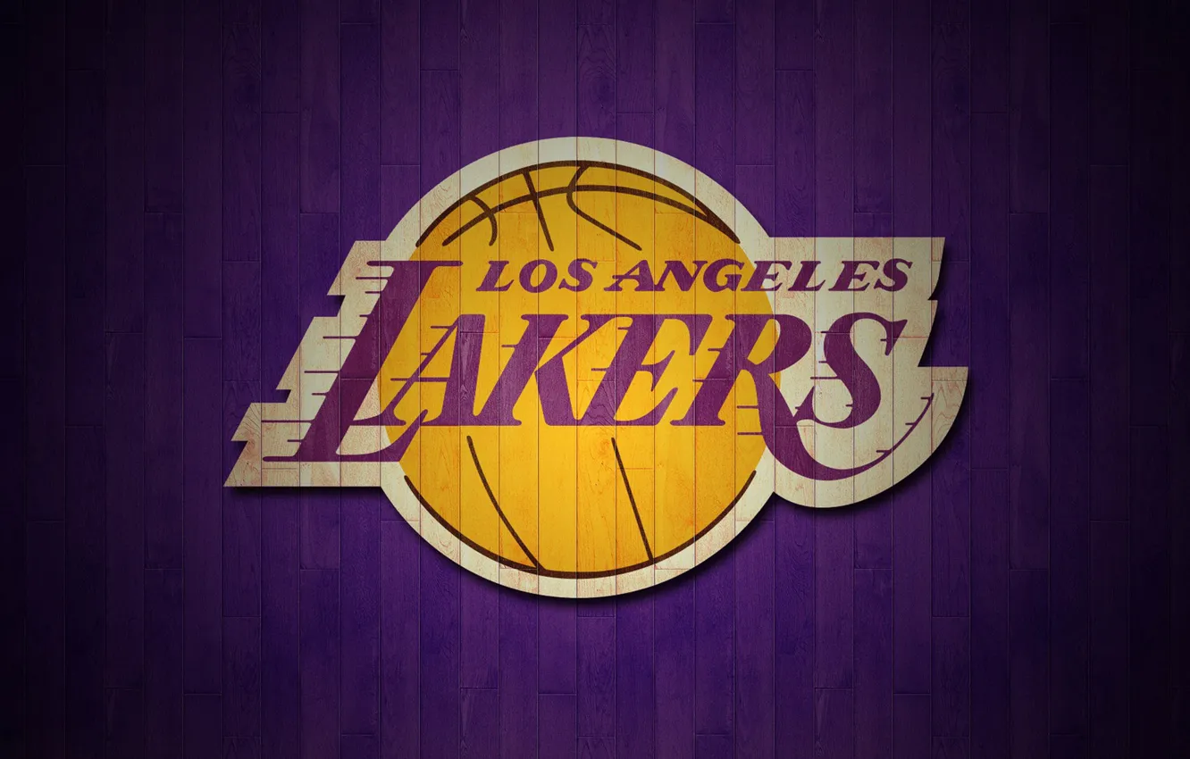 Photo wallpaper wallpaper, sport, logo, basketball, NBA, Los Angeles Lakers