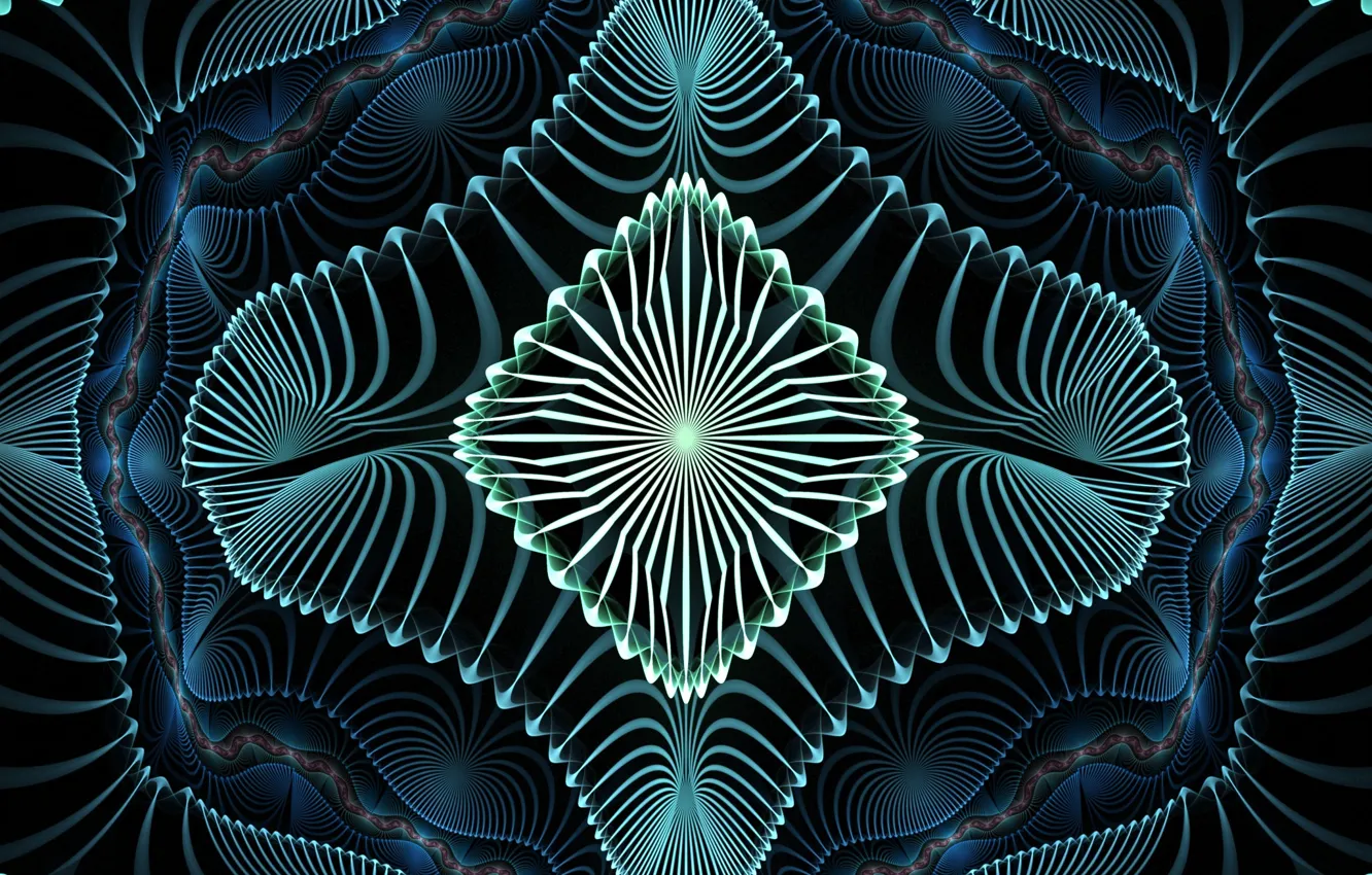 Photo wallpaper abstraction, pattern, fractal, ornament, abstract background