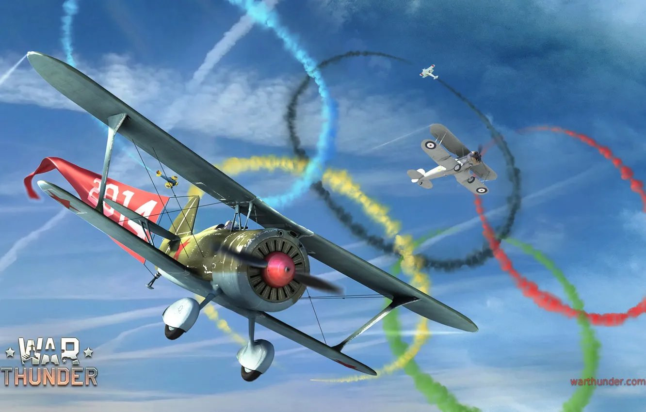 Photo wallpaper the sky, ring, Olympics, the plane, mac os, plane, simulator, MMO