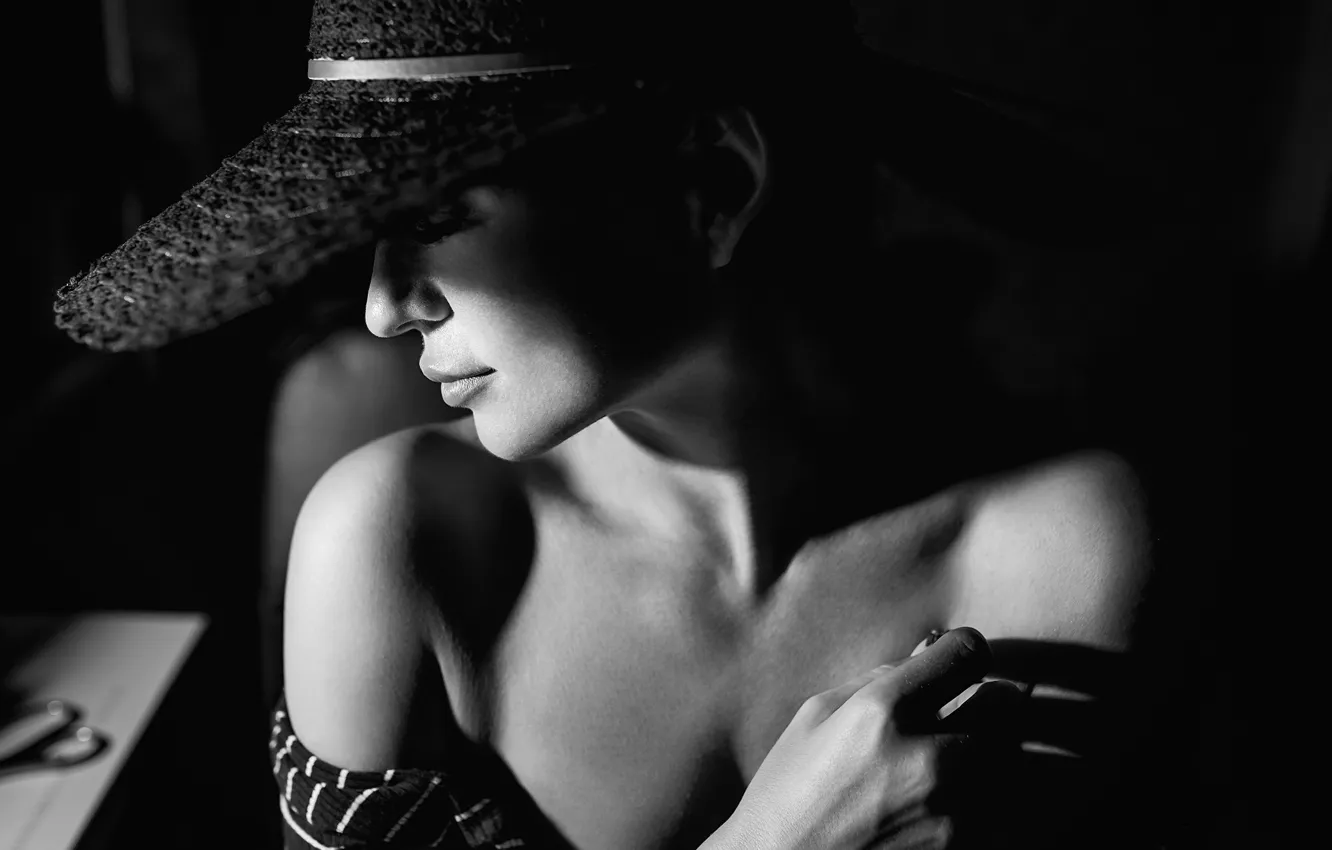Photo wallpaper hat, shadows, A Diakov George