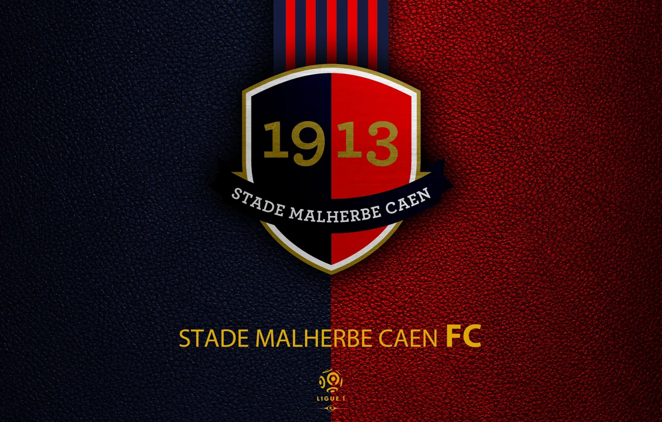 Photo wallpaper wallpaper, sport, logo, football, Ligue 1, Stade Malherbe Caen