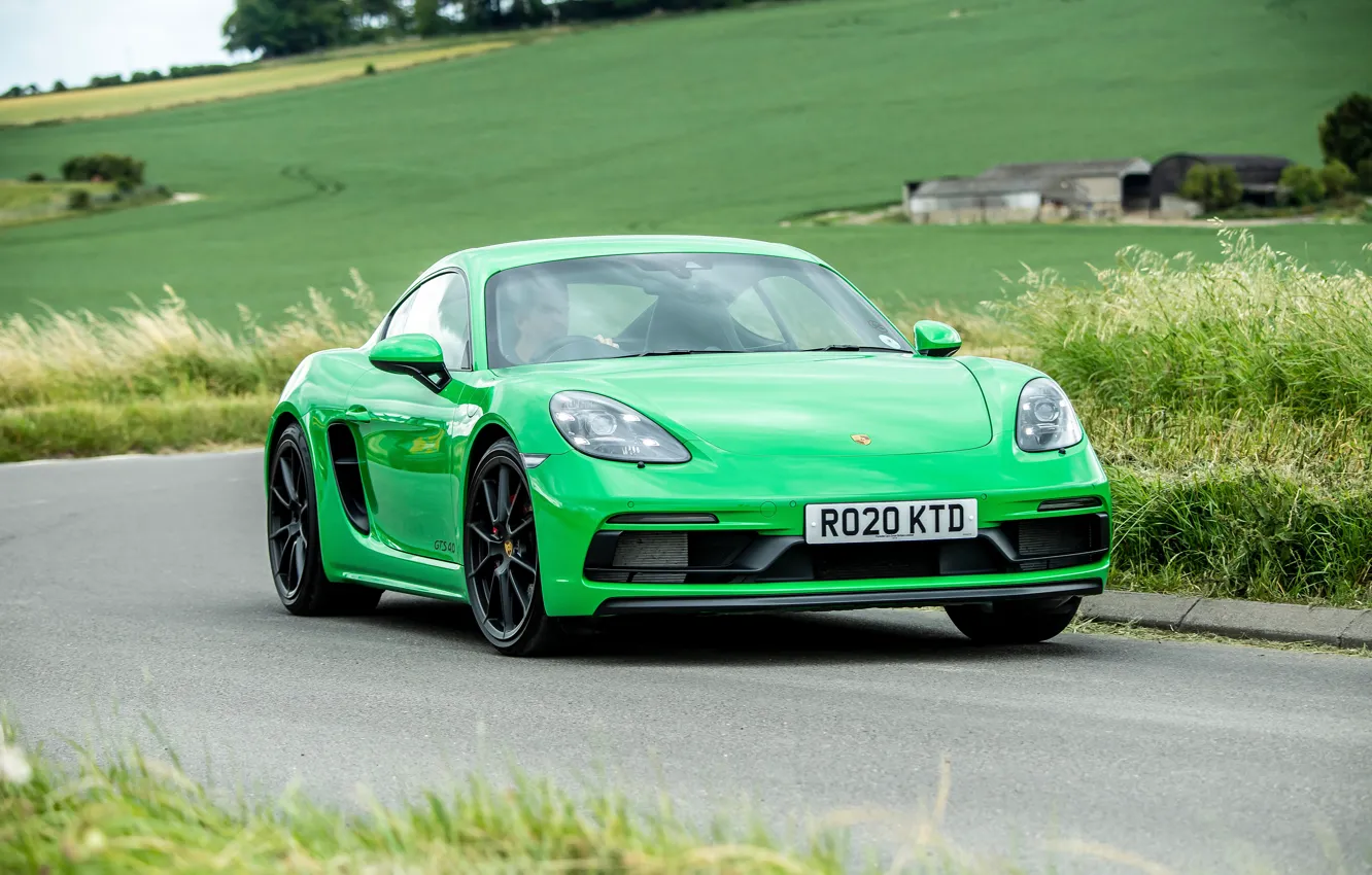 Photo wallpaper Cayman, UK-spec, 2020, 718, 982C, GTS 4.0