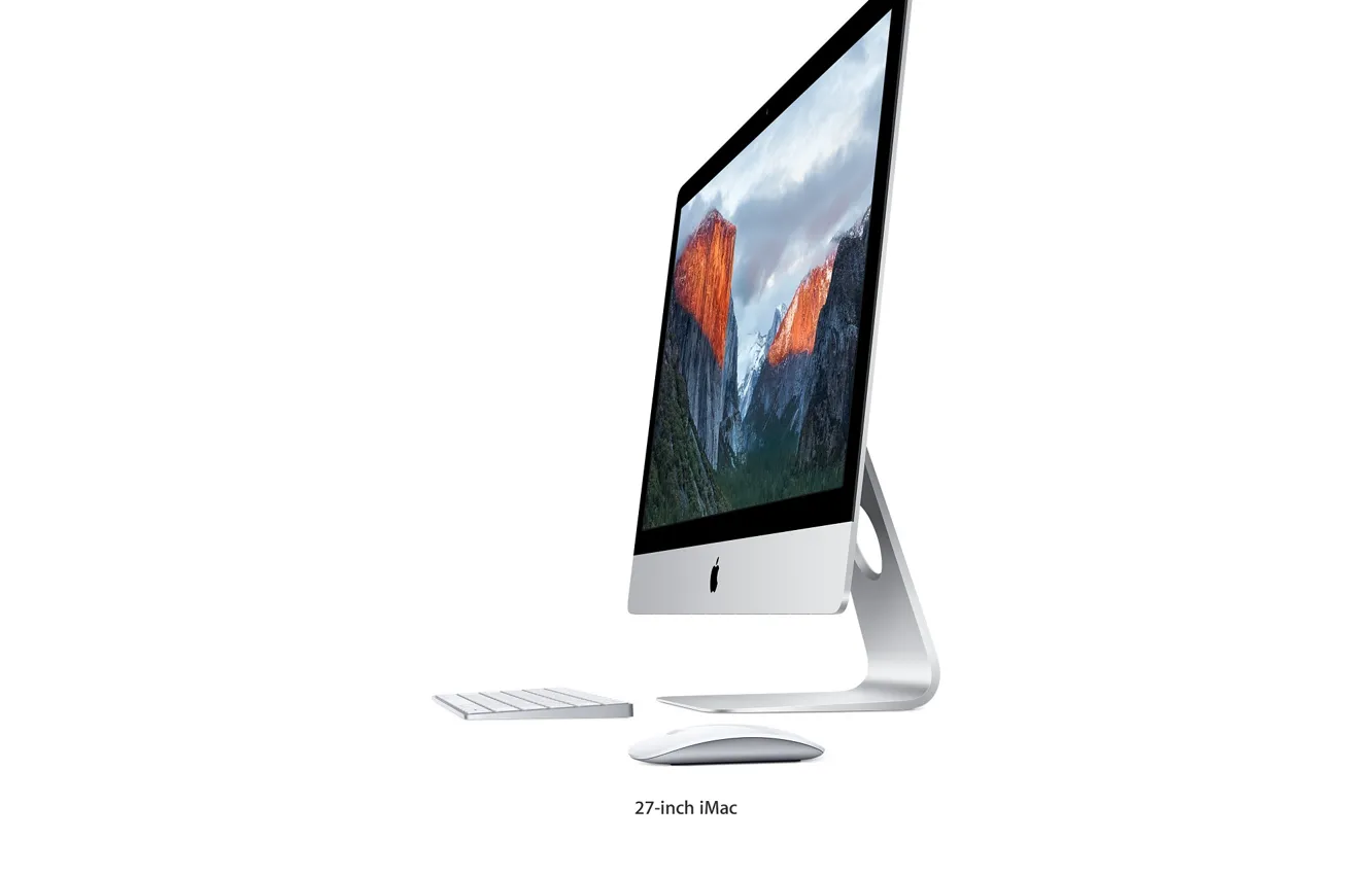 Photo wallpaper computer, apple, iMac, the monoblock., 27 inch
