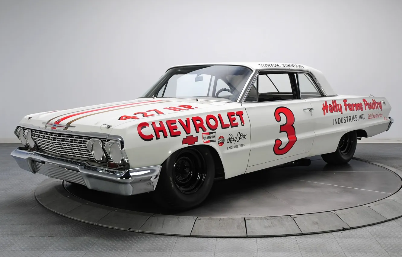 Photo wallpaper Chevrolet, coloring, Impala, racing.