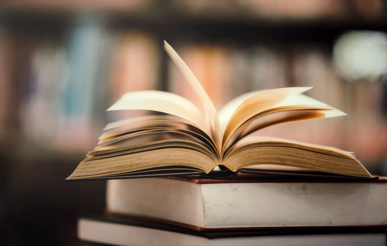 Photo wallpaper cover, book, page