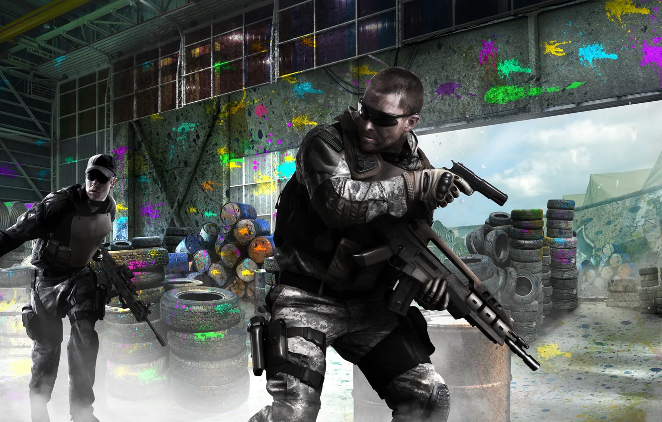 Photo wallpaper gun, weapons, war, art, machine, soldiers, Call of Duty Black Ops 2