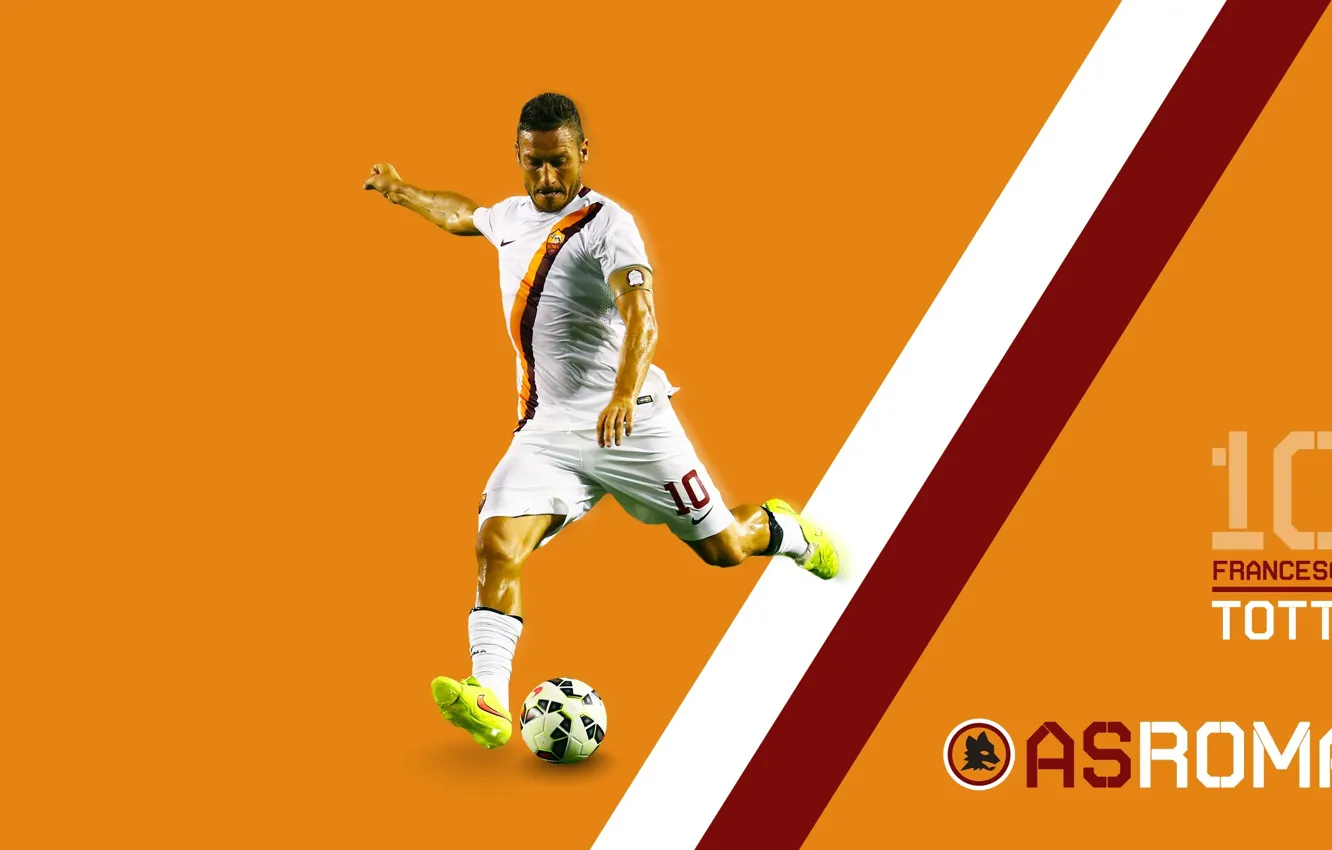 Photo wallpaper wallpaper, football, player, Sport, AS Roma, Francesco Totti