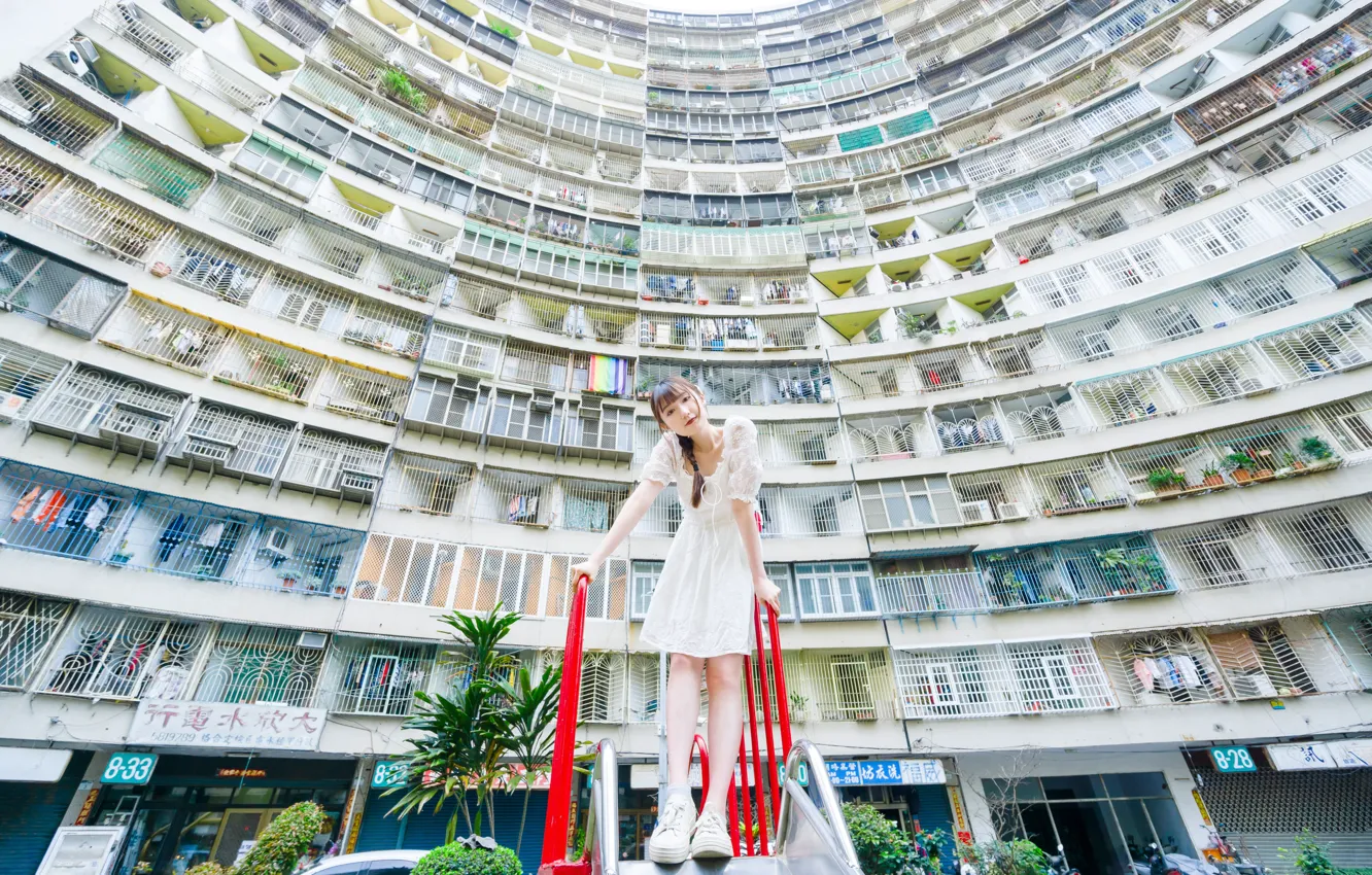 Photo wallpaper China, girl, sexy, girls, woman, model, asian, cute