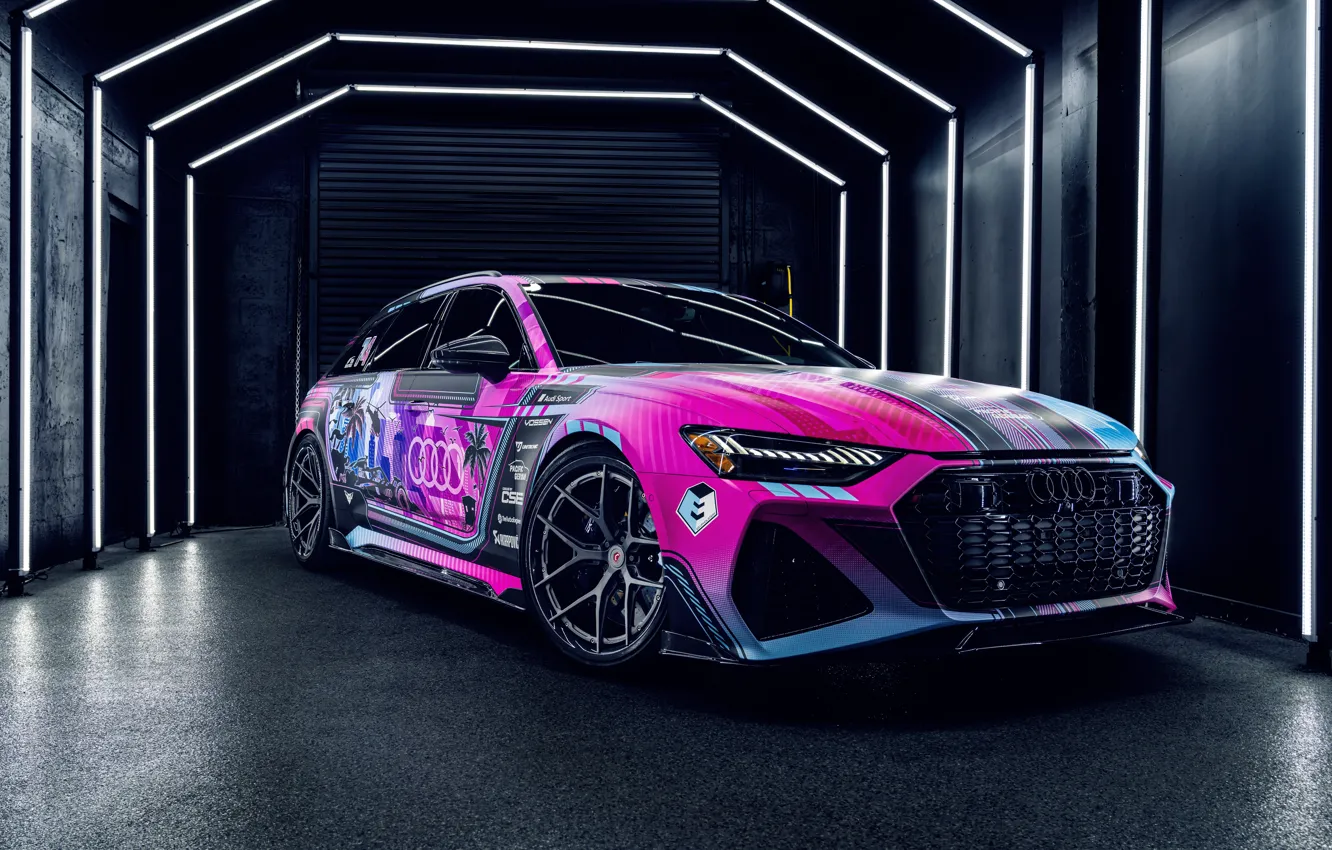 Photo wallpaper Audi, Wagon, Sportcar, RS6, audi rs6