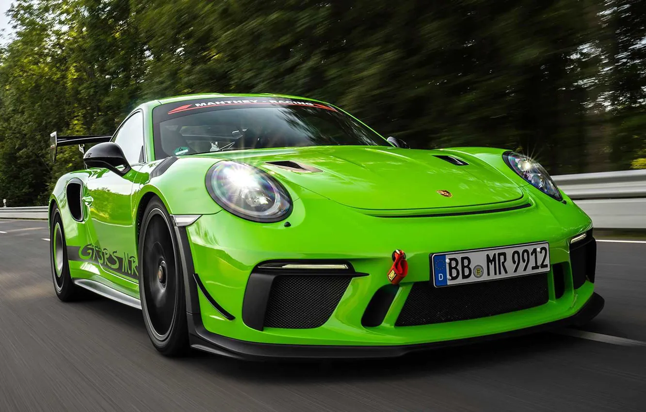 Photo wallpaper movement, speed, Porsche 911 GT3 RS, Manthey Racing Upgrades, Receives