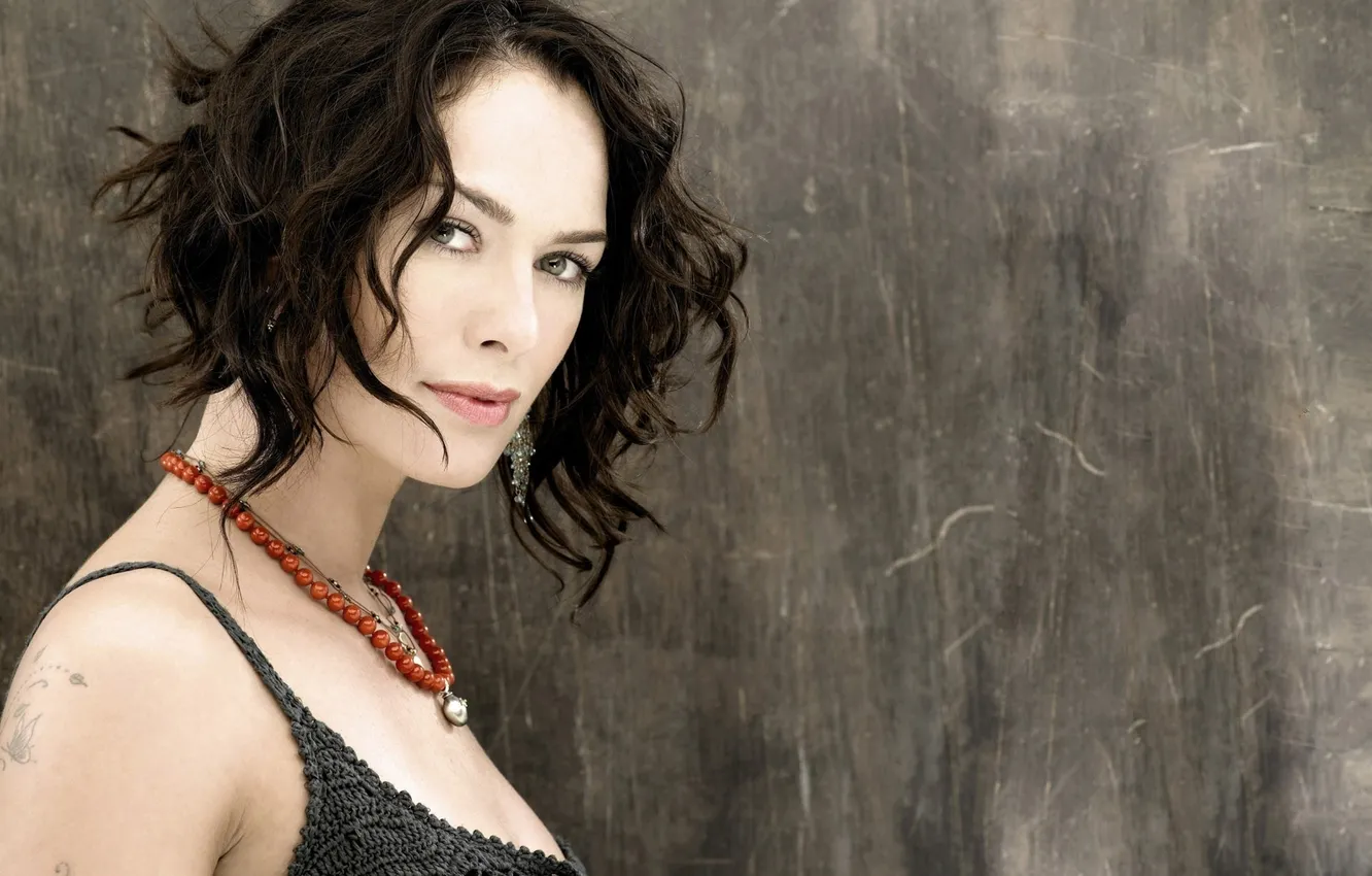 Photo wallpaper look, actress, tattoo, hairstyle, Game of thrones, Lena heady, Lena Headey