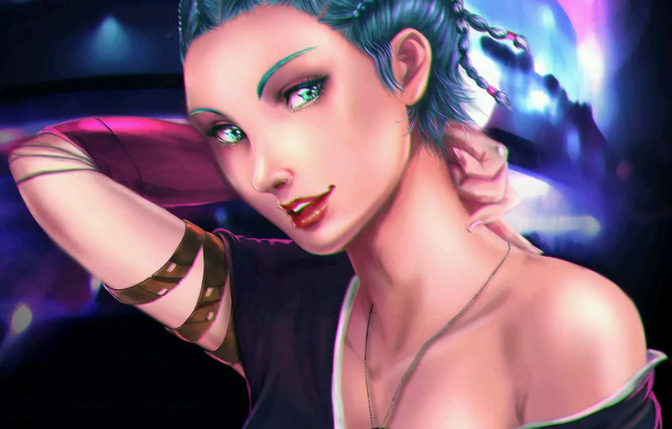 Photo wallpaper girl, people, pendant, mass effect, Liara, human, liara, lrmdesign