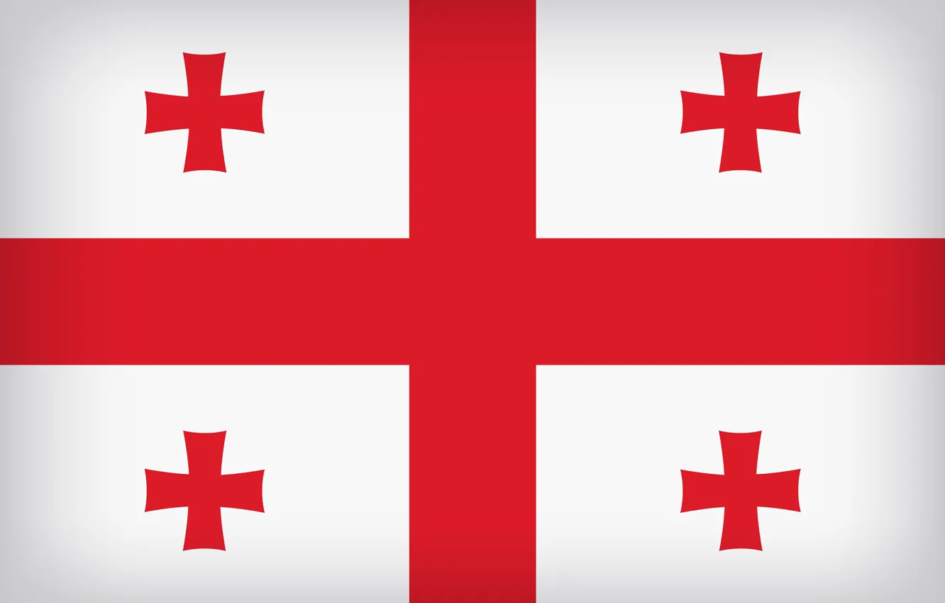 Photo wallpaper Flag, Georgia, Georgian, Caucasus, Republic Of Georgia, Flag Of Georgia, Georgian Flag