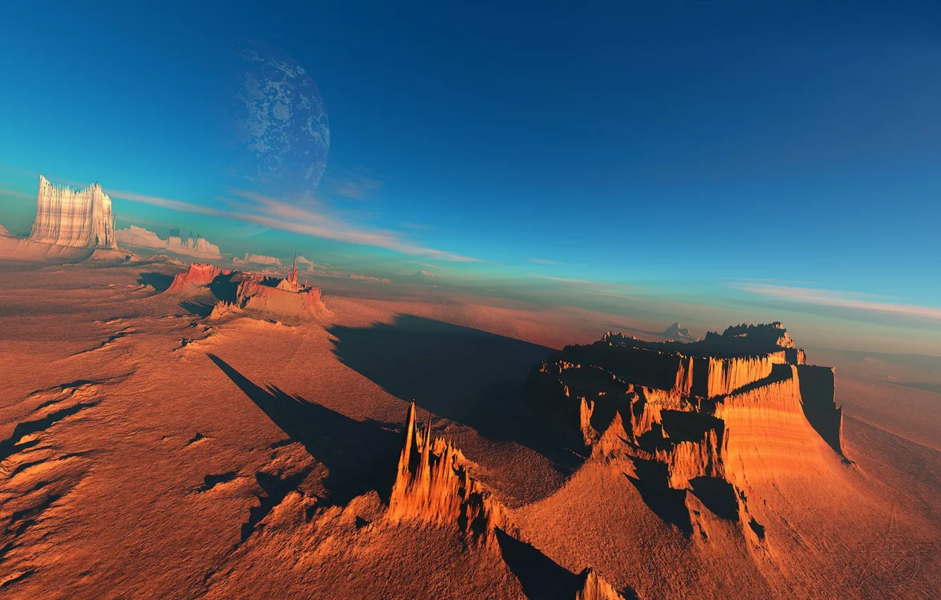 Photo wallpaper stars, cosmos, planets