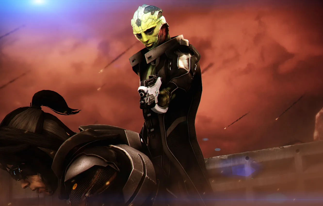 Photo wallpaper mass effect, Thane Krios, Drell, When The Leng
