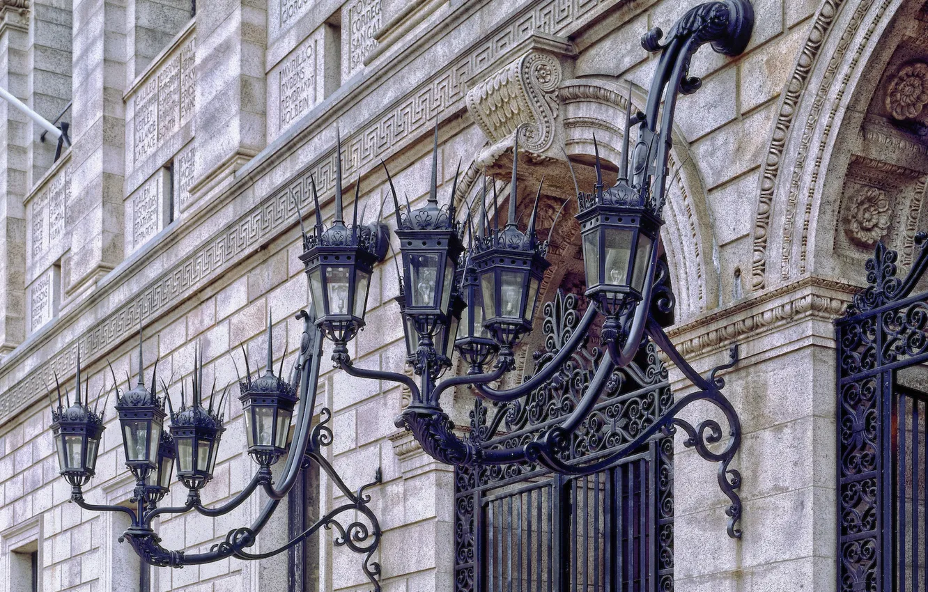 Photo wallpaper wall, street, the building, architecture