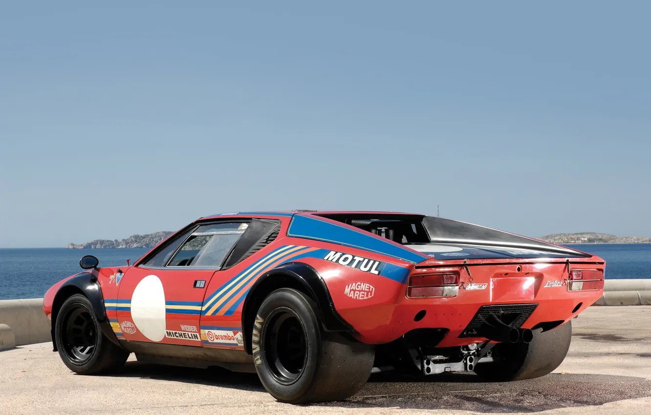 Photo wallpaper race car, 1972, De Tomaso, Pantera, Gr. 4