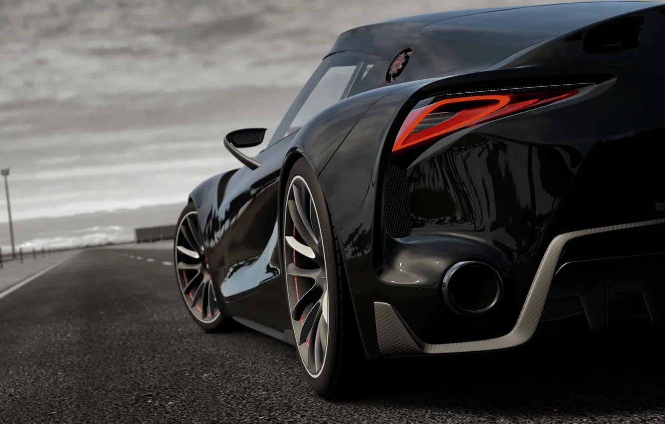 Photo wallpaper machine, black, carbon