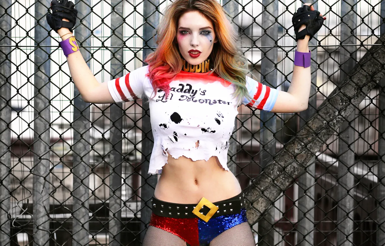 Photo wallpaper Hannah, Harley Quinn, Cosplay, modelling shoot