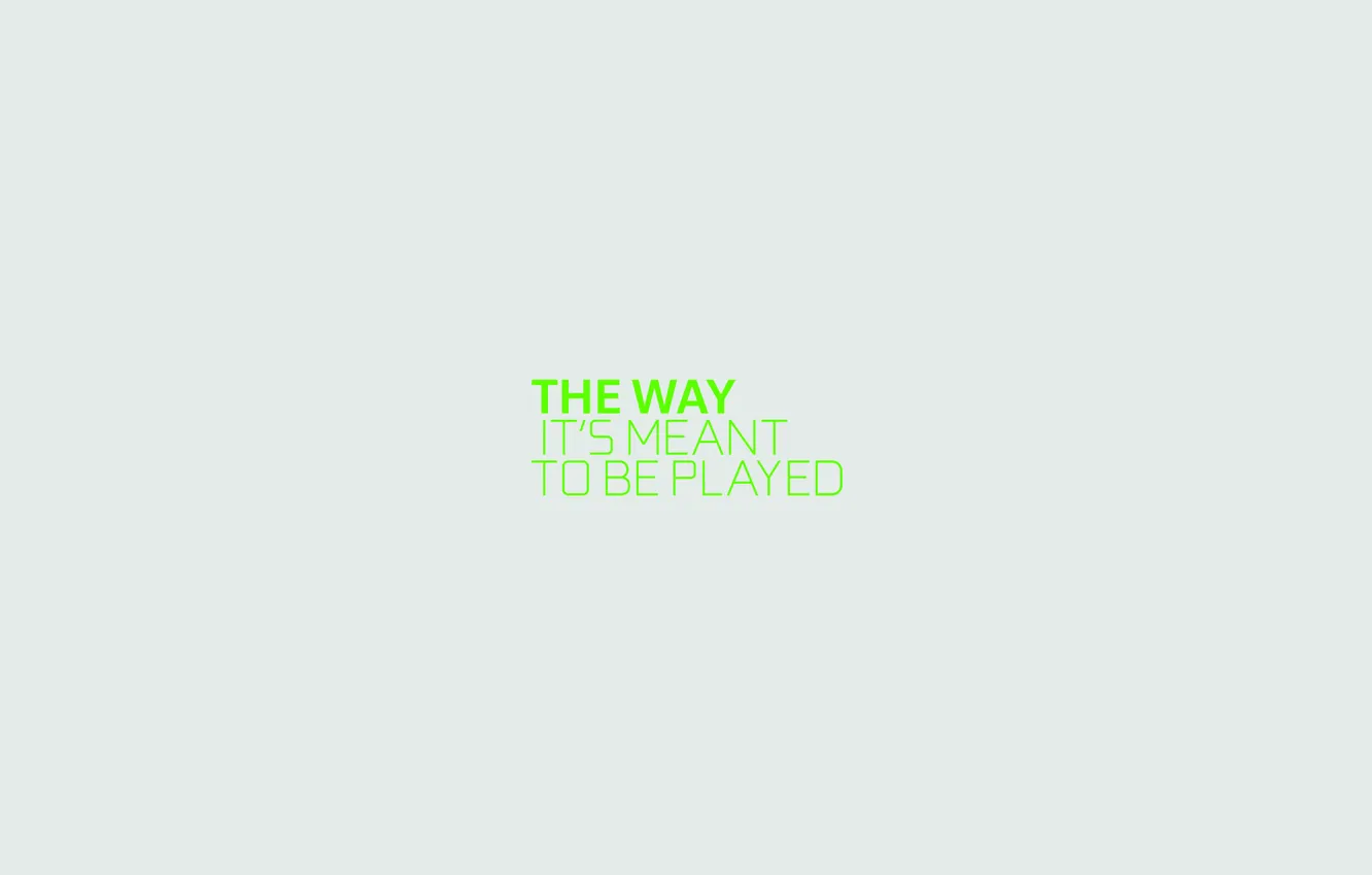 Photo wallpaper green, the inscription, minimalism, logo, Nvidia